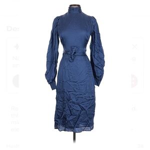 Hutch Purple Aline Midi Dress